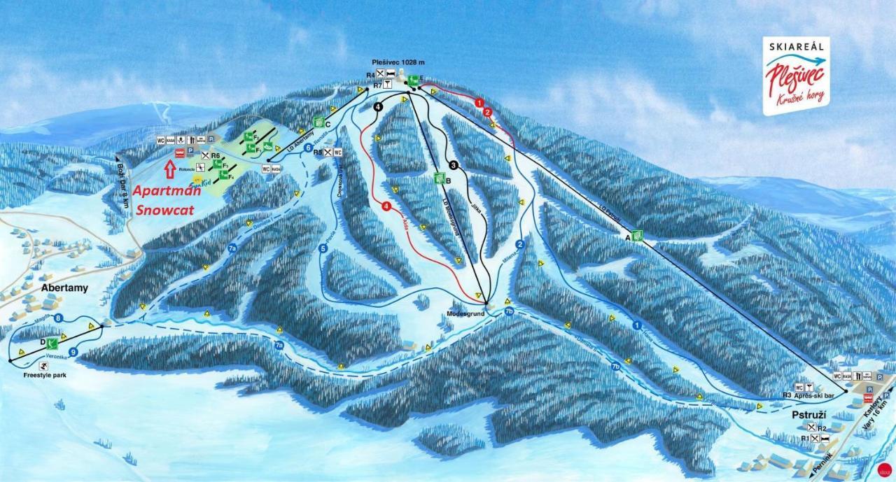 Ski Apartman Snowcat Абертами Екстер'єр фото